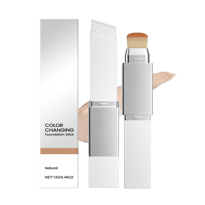 2-in-1 Color-Changing Foundation Stick. Lightweight, moisturizing, matte, sheer, and natural finish. AMZ-A01-0020-01 SMT Whitelist.
